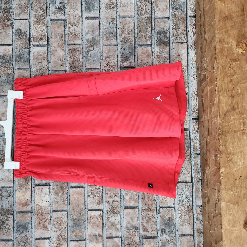 Jordan Red Basketball Shorts Mens Medium